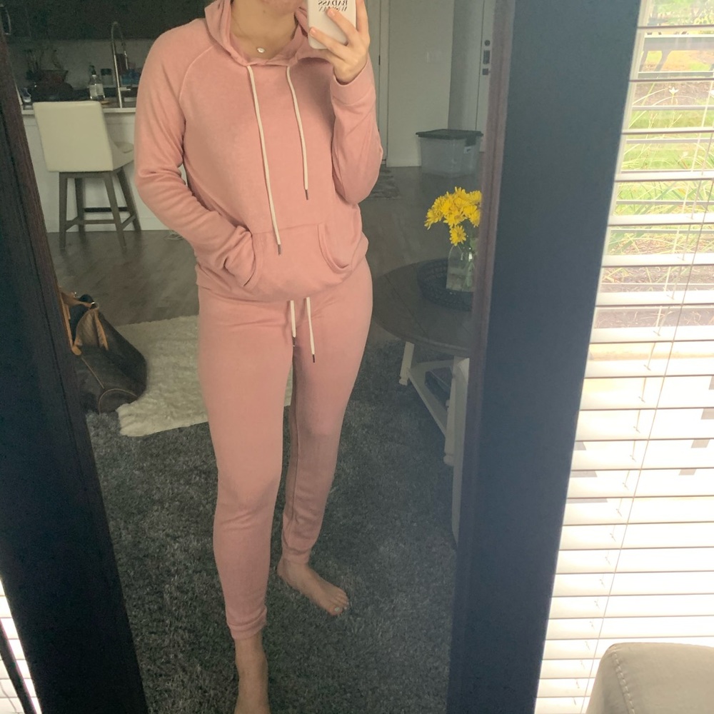 Light Pink Jogger Set
